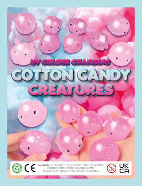 Cotton Candy Creatures + Free Display Card - 100 ct - 1 Vend